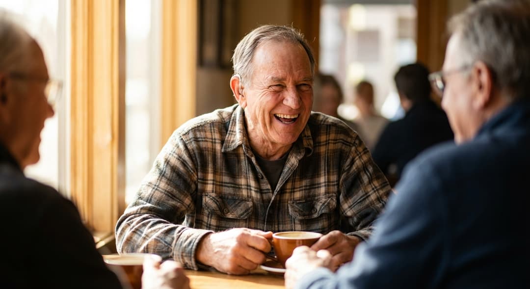 Audiologist showing different hearing aid styles to a senior